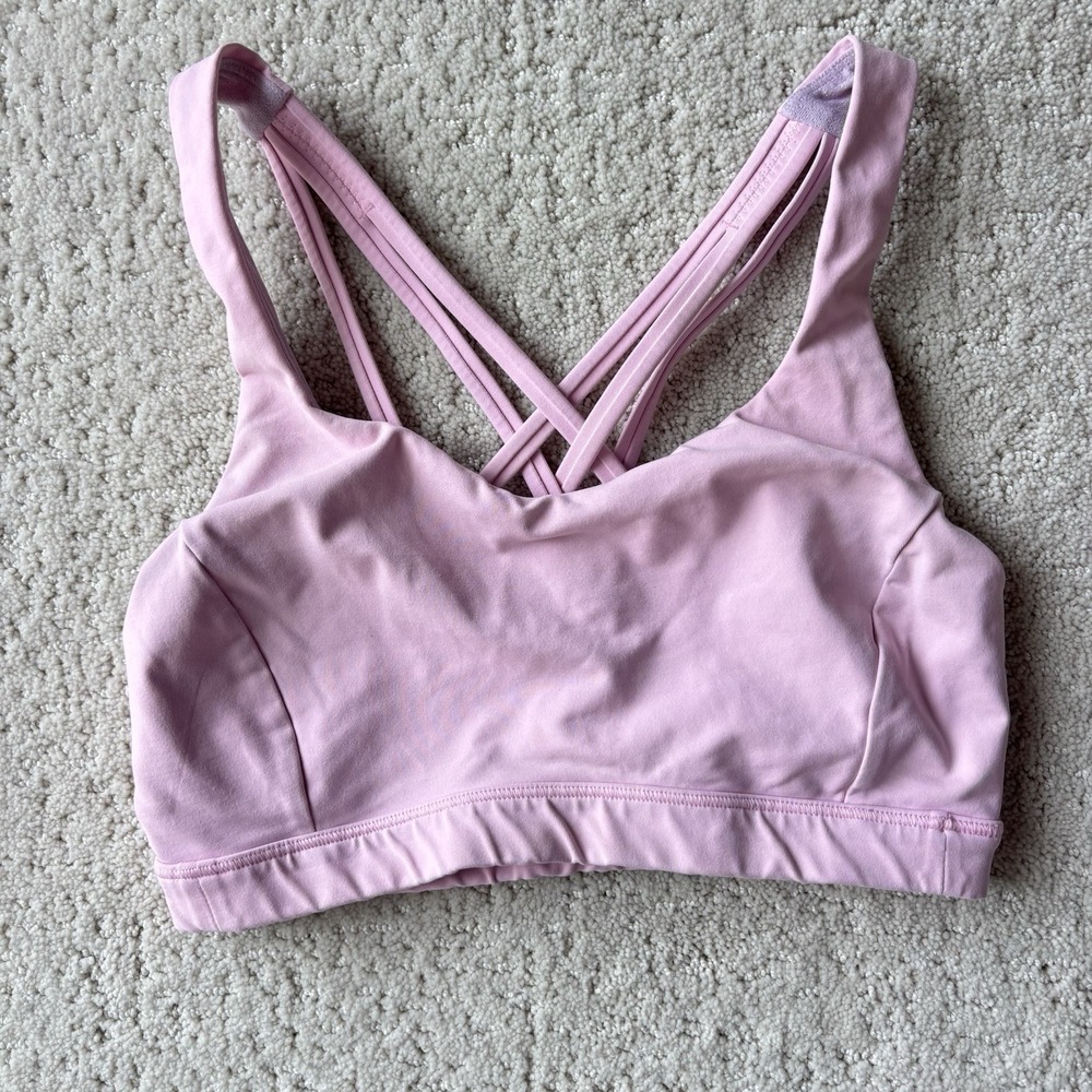Lululemon Free To Be Wild Bra *Light Support A/B‎ Cup ~ Sz 4 ~ Dew Pink